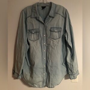 Torrid Light Blue Denim Shirt